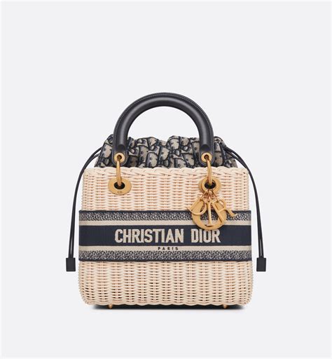 lady dior wicker|medium lady dior bag.